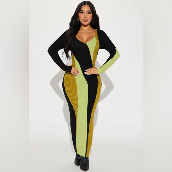 Fashion nova Peyton sweater maxi dress - Picture 1 of 2